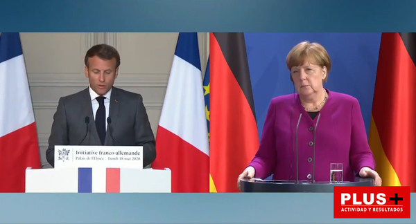 Macron y Merkel anuncian un plan de ayudas de € 500.000 millones para la reconstrucción de Europa