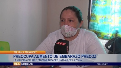 Preocupante cantidad de casos de embarazo precoz en Irala Fernández
