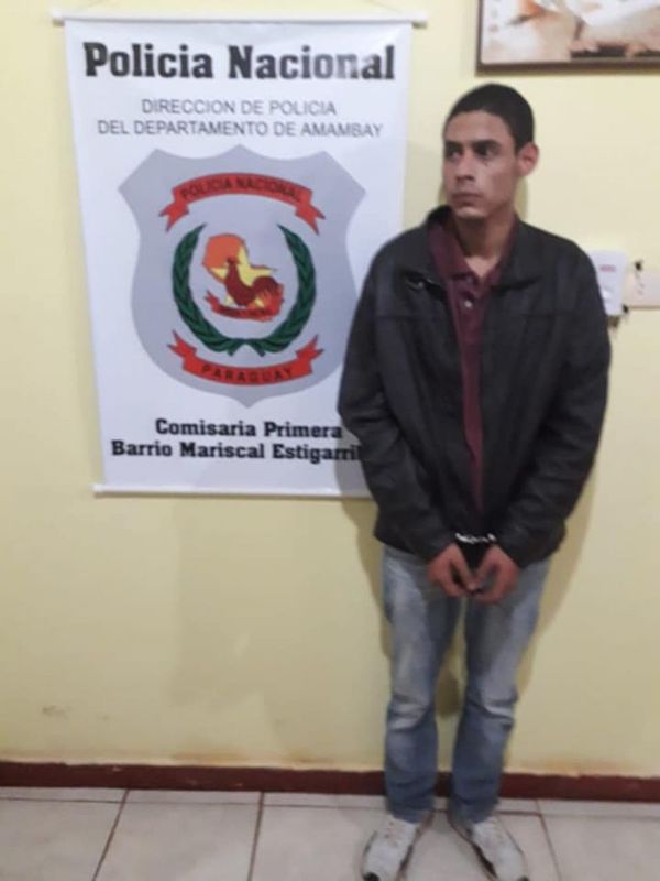 Detienen a presunto ladrón y recuperan objetos hurtados