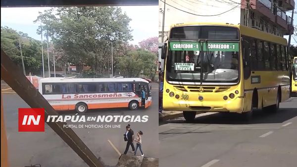 TRANSPORTE PÚBLICO SE IRÁ NORMALIZANDO CON EL CORRER DE LOS DÍAS