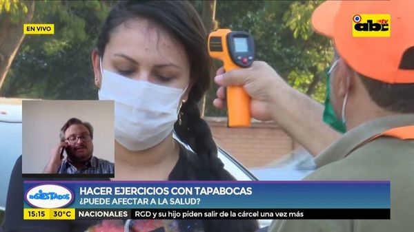 Hacer ejercicios con tapabocas - Ensiestados - ABC Color