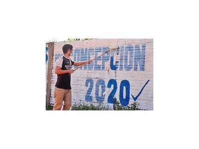 21 murales con propaganda electoral fueron eliminados