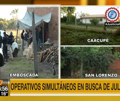 Realizan operativos simultáneos buscando a Juliette