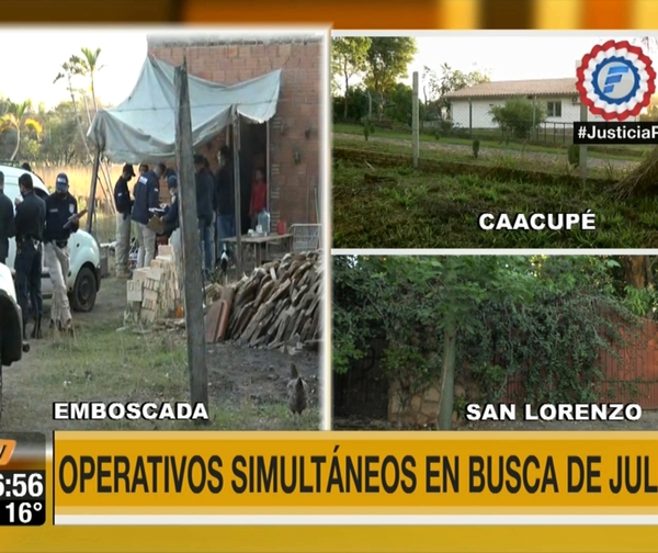 Realizan operativos simultáneos buscando a Juliette