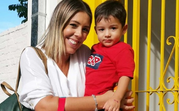 Denise Hutter y el particular video junto a su hijo