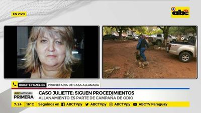 Caso Juliette: tras allanamiento, ciudadana alemana denuncia persecución y lamenta retrasos en la investigación - La Primera Mañana - ABC Color