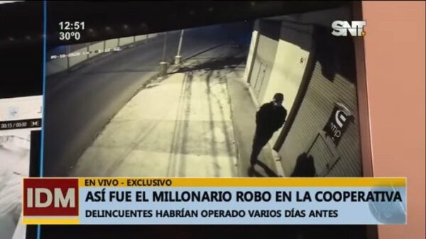 Video revela nuevos datos sobre el millonario asalto en cooperativa