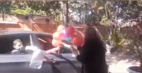 También recibió en caravana el saludo del Día de la Madre » San Lorenzo PY