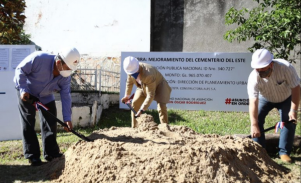 HOY / Dan inicio a mejoramientos en el cementerio del este de Asunción