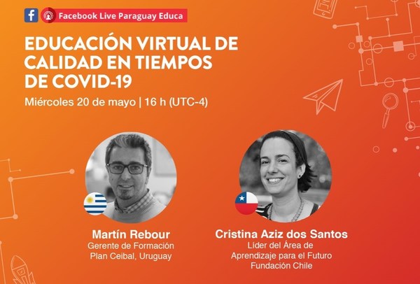 Debatirán la educación virtual en tiempos de Covid-19