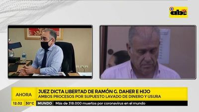 Juez dicta la libertad de Ramón González Daher e hijo - ABC Noticias - ABC Color