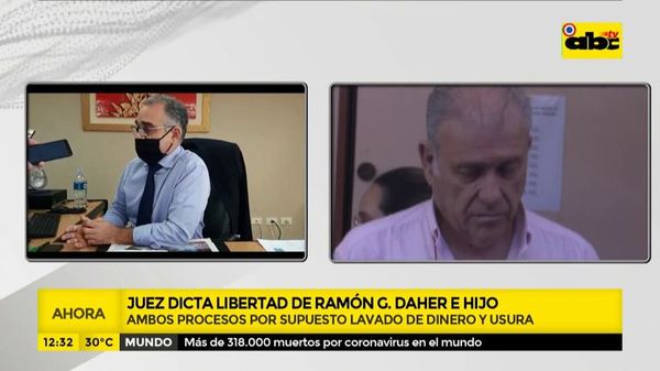 Juez dicta la libertad de Ramón González Daher e hijo - ABC Noticias - ABC Color