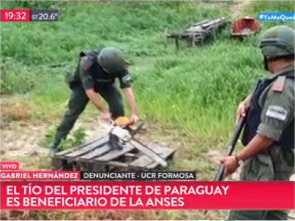 Canal argentino dice que tío de Mario Abdo cobra irregularmente jubilación en Clorinda