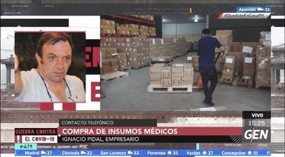 HOY / Ignacio Pidal, empresario, sobre la compra de insumos médicos