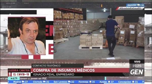 HOY / Ignacio Pidal, empresario, sobre la compra de insumos médicos