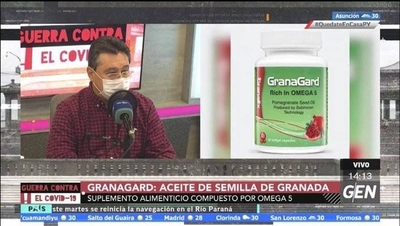 HOY / Gustavo Leite, asesor de HC Innovations, sobre “GranaGard” (aceite de semilla granada), un suplemento alimenticio compuesto por Omega 5