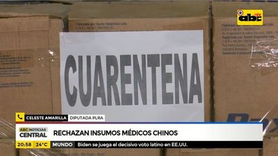 Rechazan insumos médicos Chinos - ABC Noticias - ABC Color