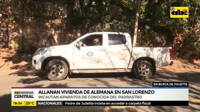 En busca de Juliette: Allanan vivienda alemana en San Lorenzo - ABC Noticias - ABC Color