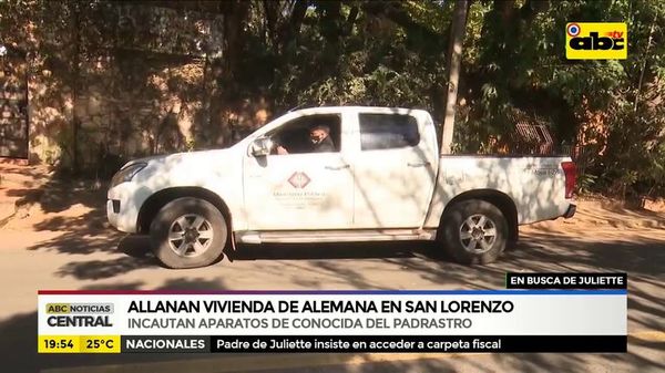 En busca de Juliette: Allanan vivienda alemana en San Lorenzo - ABC Noticias - ABC Color