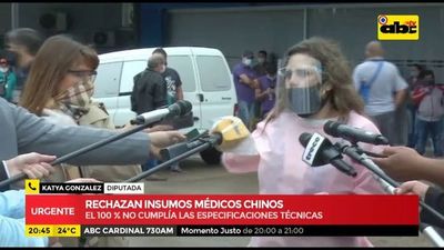 Rechazan el 100% de los insumos médicos chinos - ABC Noticias - ABC Color