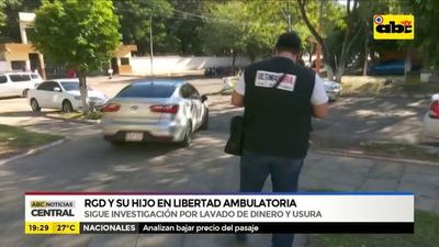 RGD y su hijo en libertad ambulatoria - ABC Noticias - ABC Color