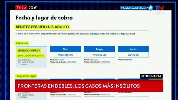HOY / Tío de Abdo cobra subsidio en la Argentina, denuncia medio del vecino país