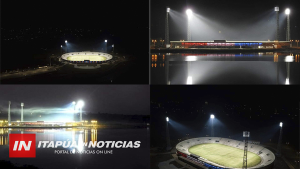 SISTEMA LUMÍNICO DEL VILLA ALEGRE LUCE ESPLENDOROSA EN LA NOCHE ENCARNACENA
