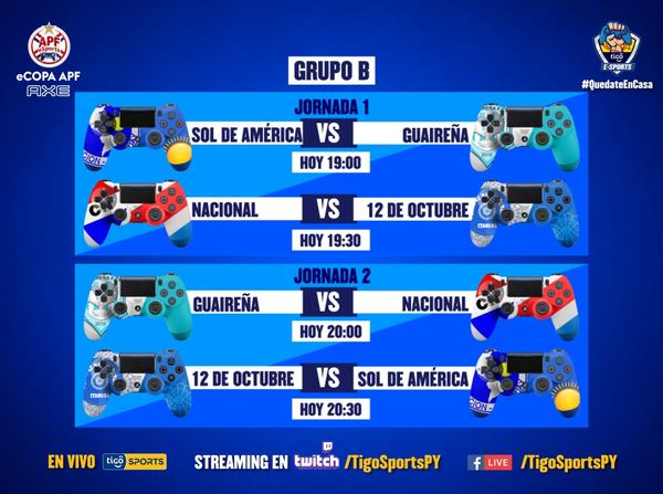 Última ronda para el Grupo B de la eCopa APF