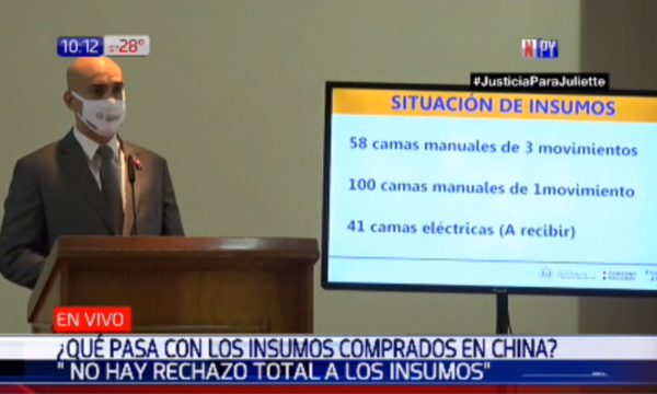 Salud asegura que rechazo de insumos es solo parcial