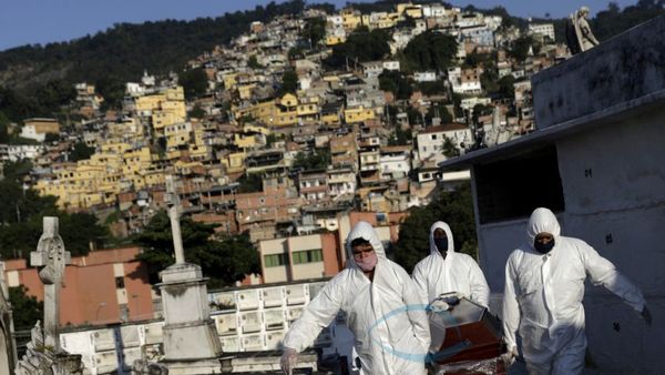 Brasil alcanza otro récord de muertes diarias por coronavirus con 1.179 decesos y supera los 270.000 contagios en total
