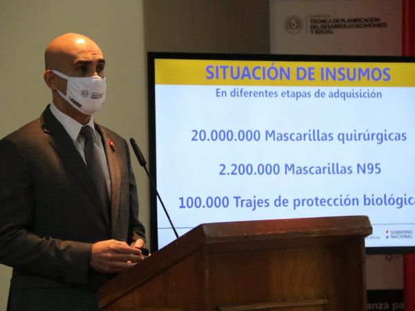Salud aclara que aceptó algunos insumos entregados por las firmas proveedoras