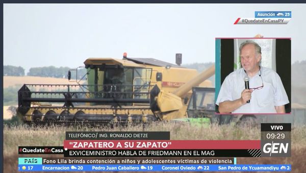 Dietze vaticina un panorama alentador para el agronegocio