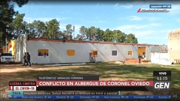 HOY / Arnaldo Ferreira, joven que cumple cuarentena en uno de los albergues