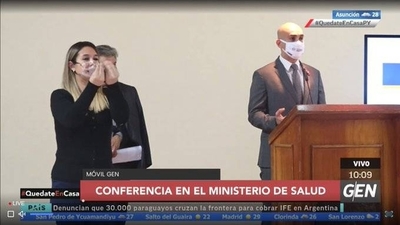 HOY / Conferencia de Prensa en el ministerio de Salud