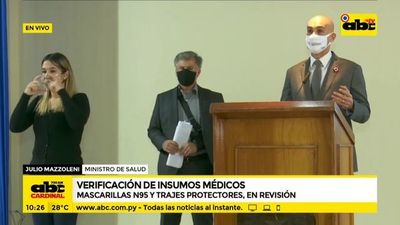 Salud acepta mascarillas y rechaza camas y protectores oculares - ABC Noticias - ABC Color