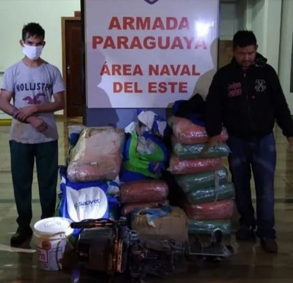 Detienen a dos hombres por presunto contrabando en el río Paraná