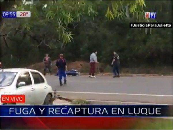 Reos intentaron huir frente a Juzgado en Luque