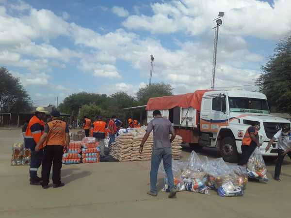 Continuan entrega de kits de víveres en el Chaco