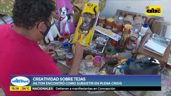 Creatividad sobre tejas para subsistir en medio de crisis - Ensiestados - ABC Color