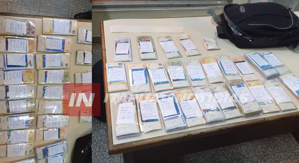 DETIENEN A UN HOMBRE CON 500.000 PESOS QUE HABRÍA INGRESADO DESDE ARGENTINA