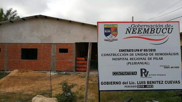 Resaltan etapa final en la construcción del bloque de hemodiálisis del hospital regional - .::RADIO NACIONAL::.