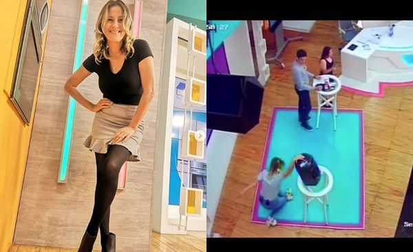 La caída de Gisella Cassettai, en plena conducción de 'La mañana de cada día'