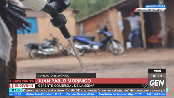 HOY / Juan Pablo Morínigo, gerente comercial de la Essap, sobre denuncias de sobrecargos en las facturas