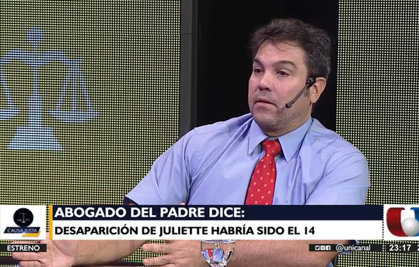 Juliette pudo haber desaparecido el 14 de abril, según hipótesis de Tuma