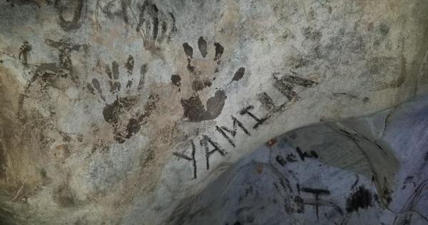 Fiscalía investiga grafitis encontrados en caverna de Vallemí