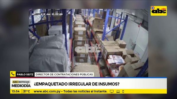 Denuncian empaquetado irregular de insumos médicos - ABC Noticias - ABC Color