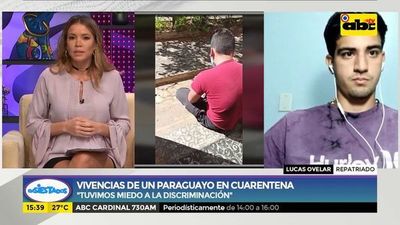 Repatriado grabó sus días en un albergue - Ensiestados - ABC Color