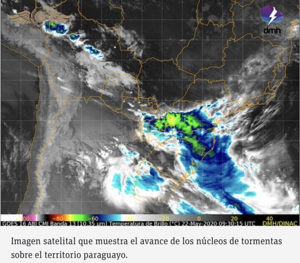 Frente frío: más lluvias y nuevo descenso de temperatura