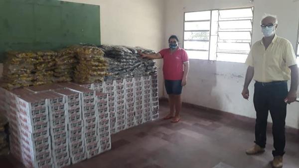 Gobernación entrega merienda escolar en Alto Paraguay