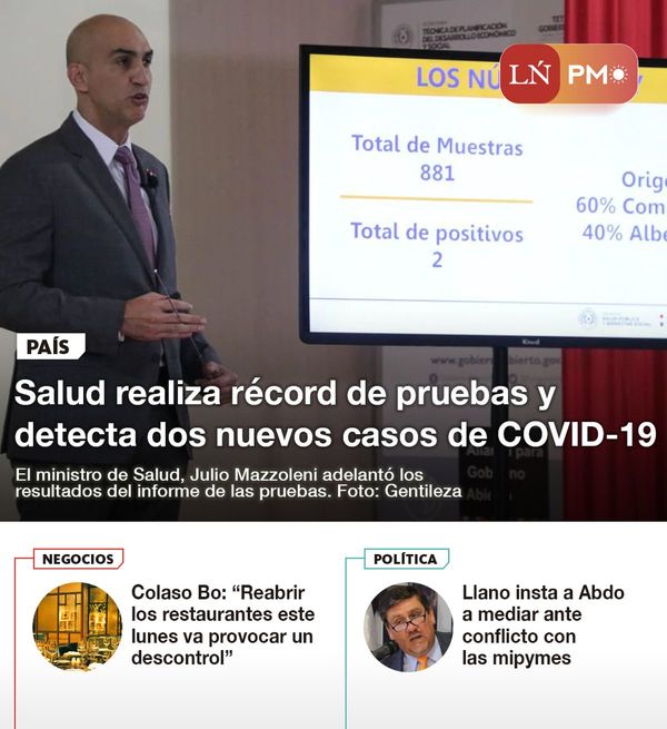 LN PM: Las noticias más importantes de la siesta